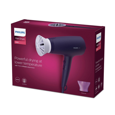 Philips HD340/13 Hair Dryer 2100W ThermoProtect + Styling