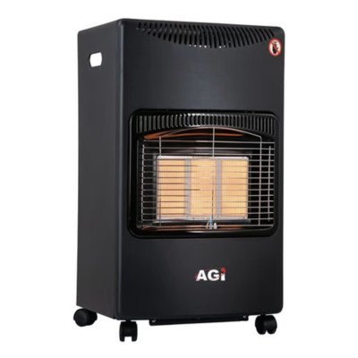 AGI AG-H501 Gas Heater 3 Heat Settings, Slim Heater