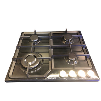 FRANCE PFI64TNNG Gas Cooktop 60CM, Cast Iron Black + Safety