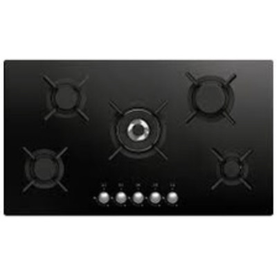 FRANCE CRYSTAL90 Crystal Gas Cooktop 90CM Glass Black 5