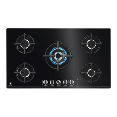 ELECTROLUX KGG9538K 90CM COOKTOP GLASS BLACK | Lebanon