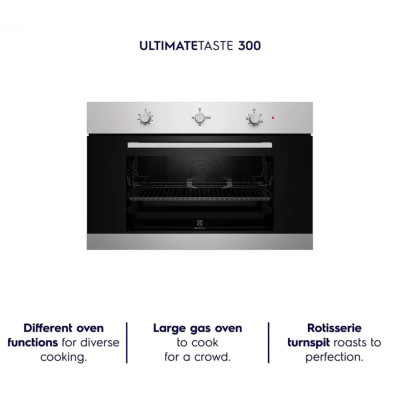 ELECTROLUX EOG9102CAX BUILT IN OVEN 90CM GAS/GAS MADE IN