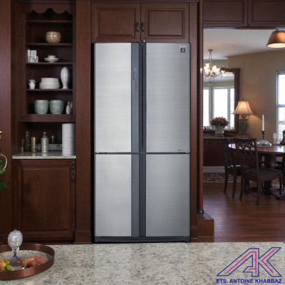 Sharp SJ-FE87VSS French Door Stainless Refrigerator