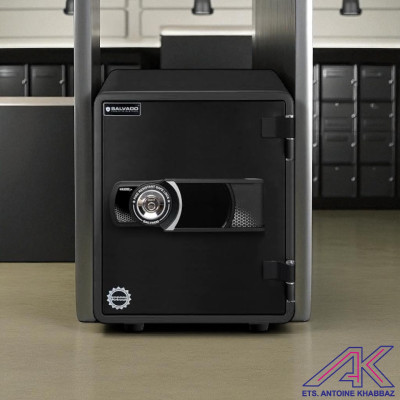 Salvado SLX-50EN Black Fire Safe Digital + Key, 75KG 5 Years