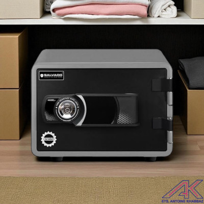Salvado SLX-29EN Light Grey Fire Safe Digital + Key, 40KG 5
