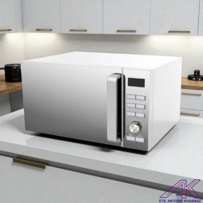 OLIMPIC OLM28SLV Microwave Oven With Grill 28L, Silver