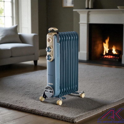 Ariete 838/05 Oil Radiator 2000W, 9 Elements, Vintage Blue