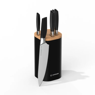 NUTRICOOK NC-KB150K Everyday 6 Pieces Knife Set - Black