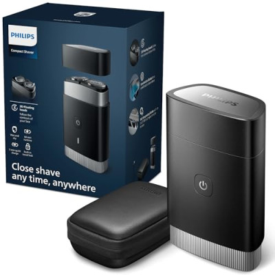 Philips PQ888/06 On The Go Shaver, Wet & Dry, Cordless