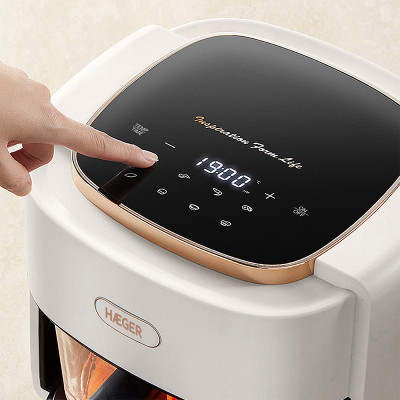 HAEGER AF-G45.006B Tempered Glass Air Fryer 4.7L | Lebanon
