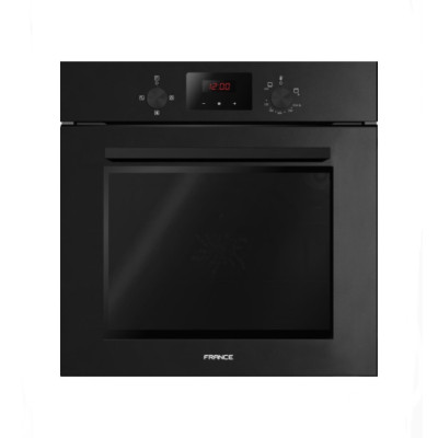 FRANCE FB604VTGL 60cm Built-in Gas/Gas Oven, Black Matt