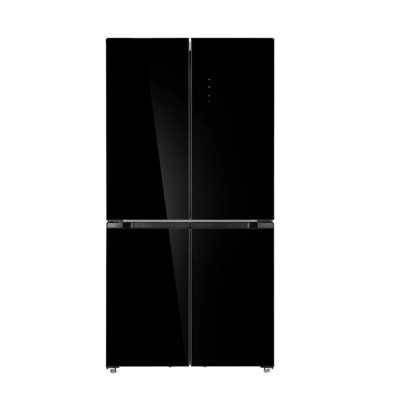 Signature BG-974 4 Door Refrigerator Glass Black, Inverter
