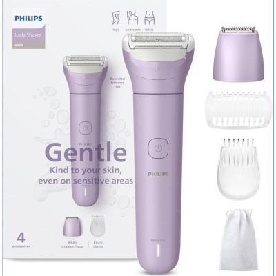 Philips BRL138/00 Lady Shaver Cordless Wet & Dry + 4 Extras
