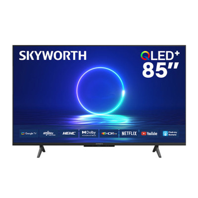 SKYWORTH, Qled 85" 4K Smart Google TV 120Hz HDR10+