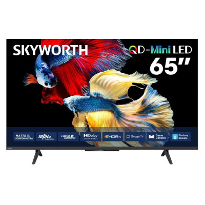 Skyworth, QD Mini LED 65” Smart Google TV 120Hz HSR Gaming