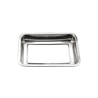 ALZA AZ60521R Rectangular Tray, Stainless Steel, 21 X 15 CM