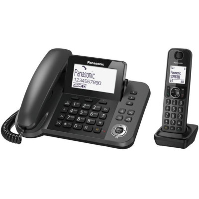 Panasonic KX-TGF310 Digital Corded And Cordless Phone With