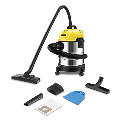 Karcher Vacuum WD 1s 1500W 18L Stainless Steel Container