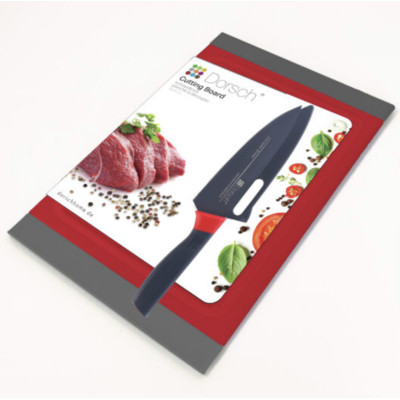 DORSCH DH-04613 Anti Bacterial Cutting Board + Chef Knife