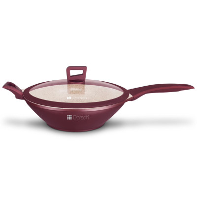 DORSCH DH-05471 Wok Pan 32CM + Glass Lid | Lebanon