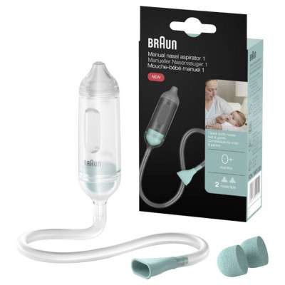 Braun BNA050 Baby Nasal Aspirator Manual + 2 Tips | Lebanon