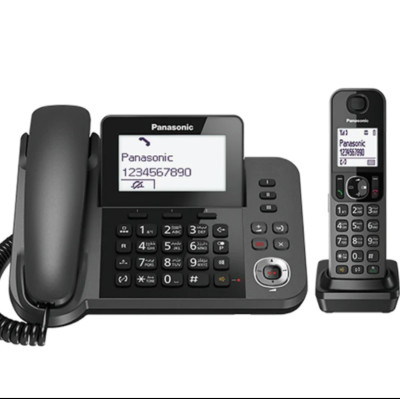 Panasonic TGF-320 Cordless And Corded Phone With Answering