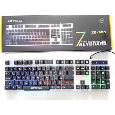 ZORNWEE ZE-960 Gaming Keyboard 7 Rainbow Edition | Lebanon